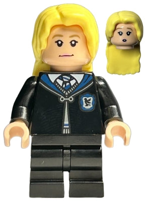 Preowned LEGO® Minifigure – Harry Potter hp465 Luna Lovegood Ravenclaw Robe Black Medium Le