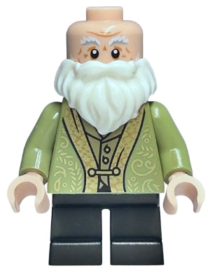 Preowned LEGO® Minifigure – Harry Potter hp524 Professor Filius Flitwick - Olive Green Suit, Black Short Legs
