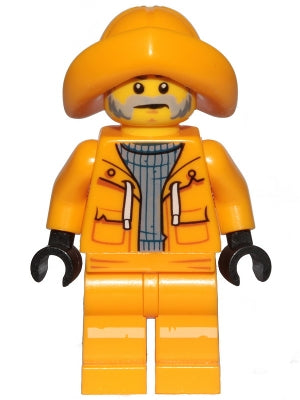 Preowned LEGO® Minifigure – Hidden Side hs007 Captain Jonas