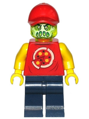Preowned LEGO® Minifigure – Hidden Side hs030 Possessed Pizza Delivery Man