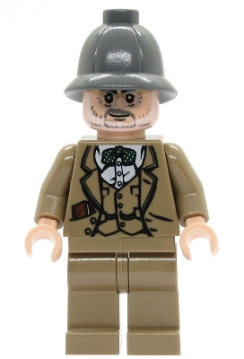 Preowned LEGO® Minifigure – Indiana Jones iaj002 Professor Henry Jones Sr. Dark Bluish Gray