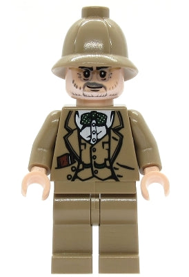 Preowned LEGO® Minifigure – Indiana Jones iaj030 Professor Henry Jones Sr. Dark Tan Pith He
