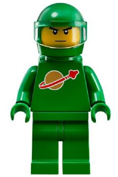 LEGO® Minifigure LEGO® Ideas idea007 Classic Space Green w/Air Tanks and Motorcy