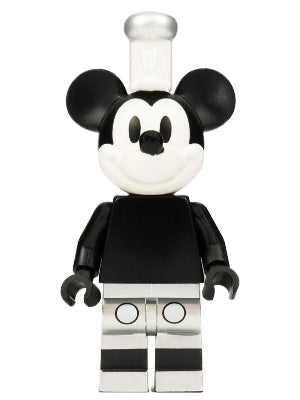 LEGO® Minifigure LEGO® Ideas idea049 Mickey Mouse Vintage Metallic Silver Shorts