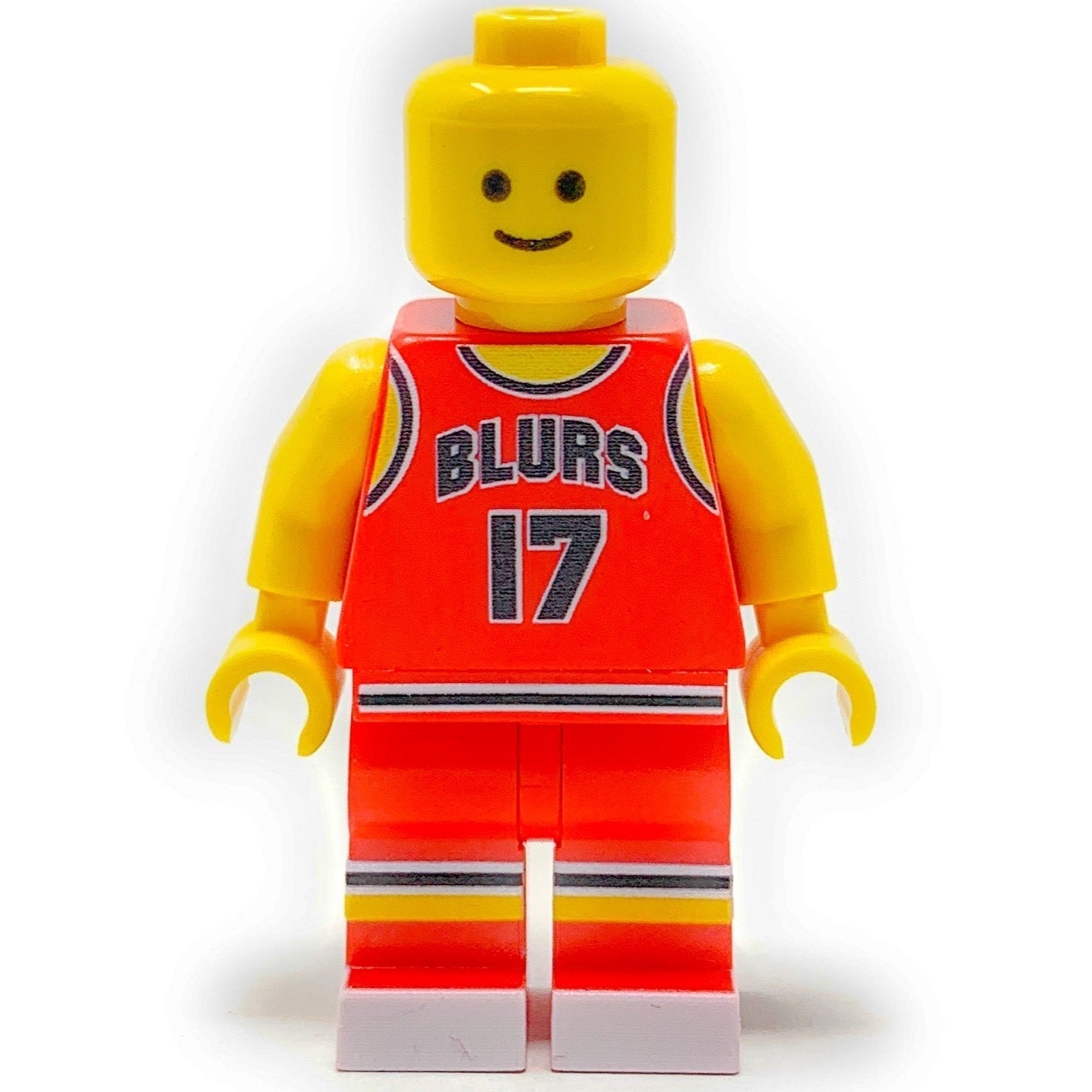 Brickshow Shop Custom LEGO® Minifigure – #17 Chicago Blurs - B3 Customs® Basketball Player Collectible