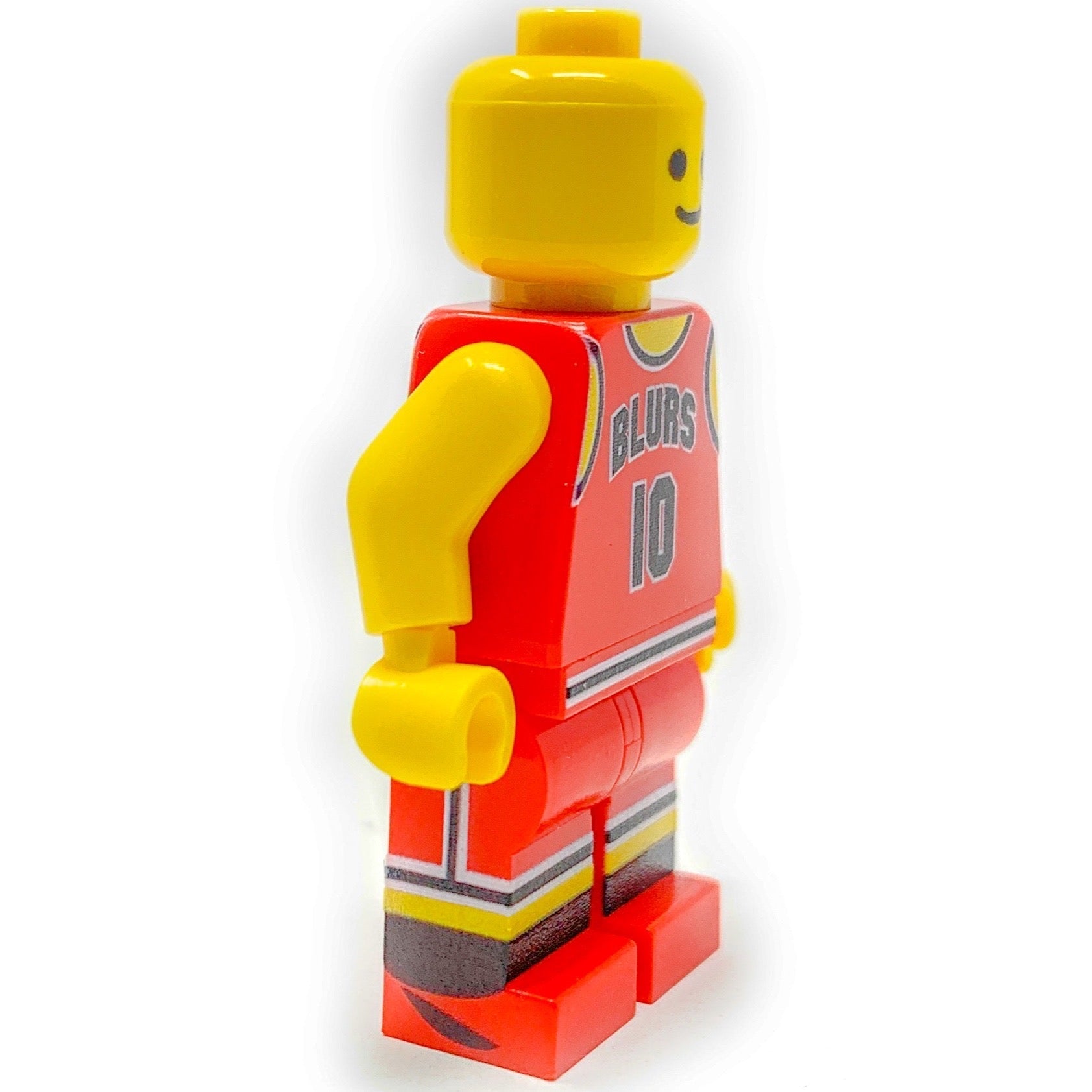 Brickshow Shop Custom LEGO® Minifigure – #10 Chicago Blurs - B3 Customs® Basketball Player Collectible