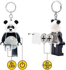 LEGO® Minifigures™ Keychain Light Panda Guy