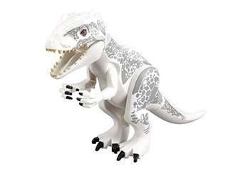 LEGO® indorex01 Dinosaur Indominus rex with Dark Bluish Gray Spots