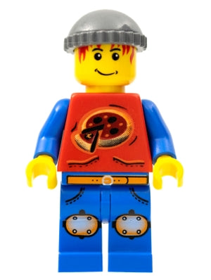 Preowned LEGO® Minifigure – Island Xtreme Stunts ixs011 Xtreme Stunts Pepper Roni Dark Blui