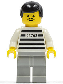 LEGO® Minifigure Town jail001 Police Jailbreak Joe Light Gray Legs