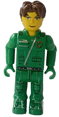 Preowned LEGO® Minifigure – Jack Stone js021 Jack Stone Green Jacket
