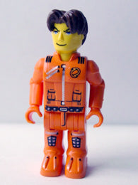 Preowned LEGO® Minifigure – Jack Stone js025 Jack Stone Orange Jacket