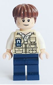 Preowned LEGO® Minifigure – Jurassic World jw006 Vet Bowl Haircut