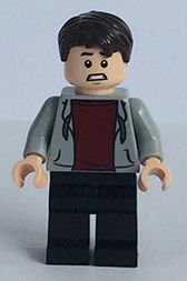 Preowned LEGO® Minifigure – Jurassic World jw014 Zach Mitchell Closed Mouth Smile/Scared