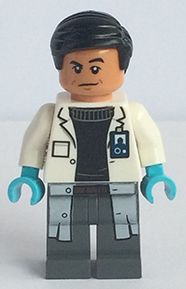 Preowned LEGO® Minifigure – Jurassic World jw015 Dr. Henry Wu White Lab Coat