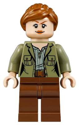 Preowned LEGO® Minifigure – Jurassic World jw021 Claire Dearing Olive Green Jacket
