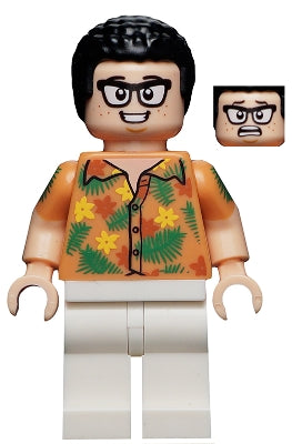 Preowned LEGO® Minifigure – Jurassic World jw053 Danny Nedermeyer Flower Shirt