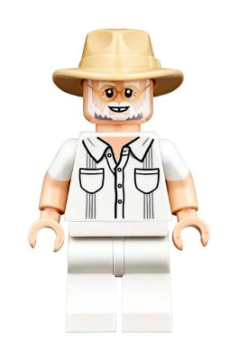 Preowned LEGO® Minifigure – Jurassic World jw057 John Hammond Shirt w/2 Pockets