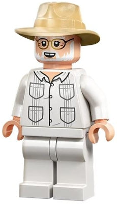 Preowned LEGO® Minifigure – Jurassic World jw103 John Hammond Shirt w/4 Pockets