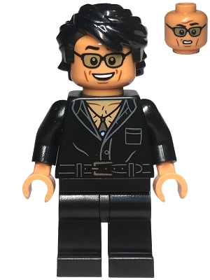 Preowned LEGO® Minifigure – Jurassic World jw108 Dr. Ian Malcolm Partially Open Shirt w/Poc