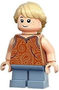 Preowned LEGO® Minifigure – Jurassic World jw114 Lex Murphy Medium Nougat Tank Top
