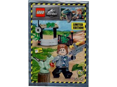 LEGO® Jurassic World 122224-1 - Rainn Delacourt with Raptor polybag