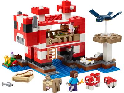 LEGO® Minecraft 21270 - The Mooshroom House Preowned Building Kit