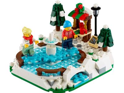 LEGO® Holiday & Event 40416 Ice Skating Rink Building Kit