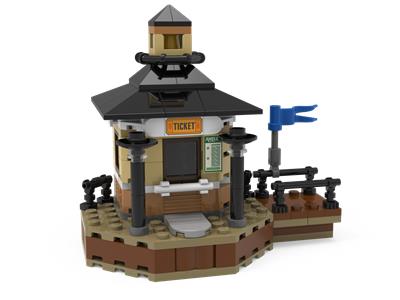 LEGO® Promotional 5009157 - Amelia Ticket Booth Preowned Building Kit