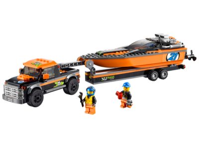 LEGO® City 60085-1 - 4x4 with Powerboat