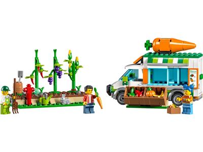 LEGO® Town 60345 Farmers Market Van Building Kit