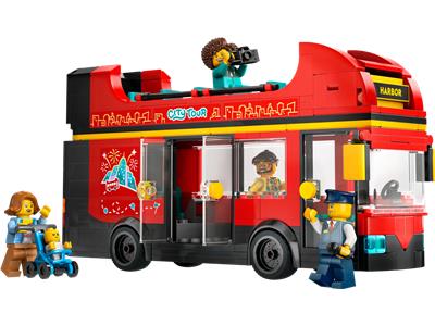 LEGO® City 60407-1 Red Double-Decker Sightseeing Bus