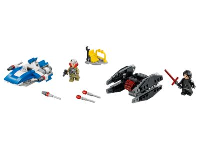 LEGO® Star Wars 75196-1 A-Wing vs. TIE Silencer Microfighters