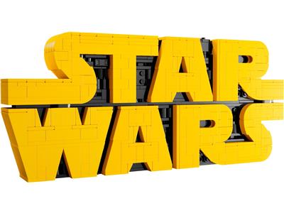 LEGO® Star Wars 75407 - Brick-Built Star Wars Logo Preowned Building Kit