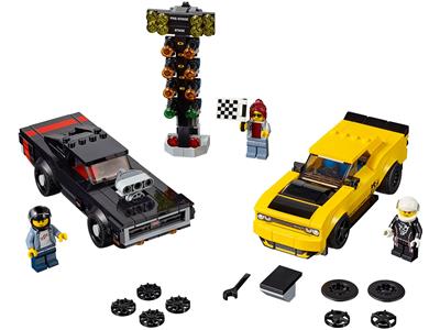 LEGO® Speed Champions 75893-1 2018 Dodge Challenger SRT Demon and 1970 Dodge Charger R/T