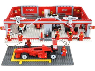 LEGO® Racers 8144-2 Ferrari 248 F1 team (Raikkonen edition) Preowned Building Kit