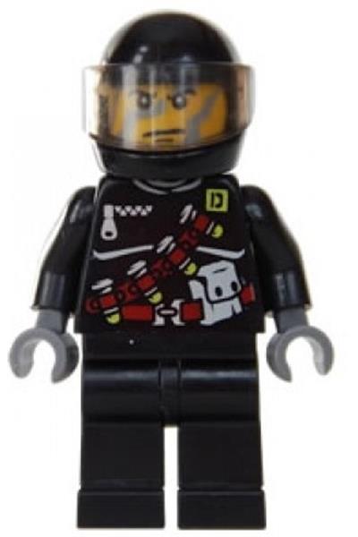 Preowned LEGO® Minifigure – Dino Attack din001 Shadow Chemical Belt Torso