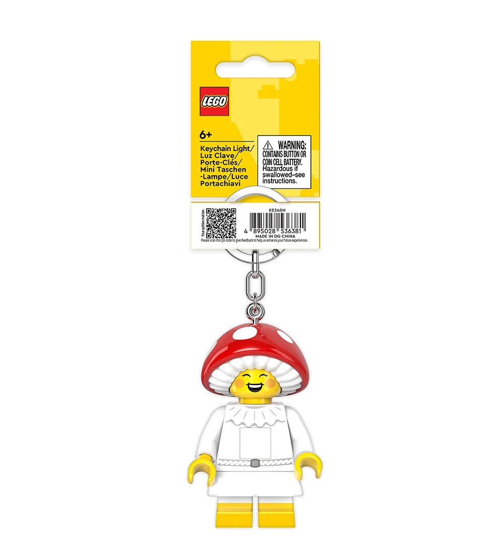 LEGO® Large 3 Inch Tall Figure Keychain Light - Mushroom Sprite (KE240H)