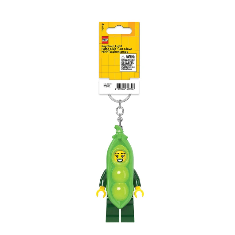 LEGO® Large 3 Inch Tall Figure Keychain Light - Peapod Costume Girl (KE241H)