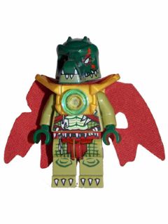 Preowned LEGO® Minifigure – LEGENDS OF CHIMA loc024 Cragger Light Armor Cape