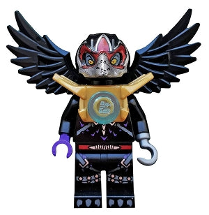 Preowned LEGO® Minifigure – LEGENDS OF CHIMA loc042 Razar Pearl Gold Armor