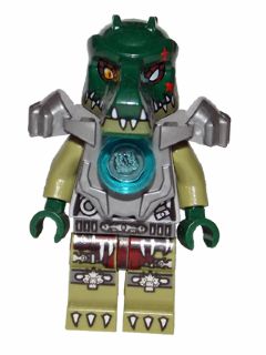 Preowned LEGO® Minifigure – LEGENDS OF CHIMA loc063 Cragger Heavy Armor