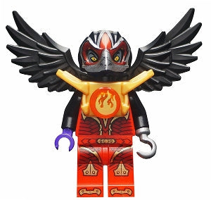 Preowned LEGO® Minifigure – LEGENDS OF CHIMA loc090 Razar Fire Chi