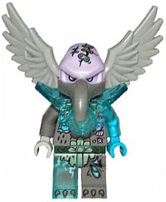 Preowned LEGO® Minifigure – LEGENDS OF CHIMA loc096 Vornon Trans-Light Blue Armor