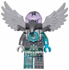Preowned LEGO® Minifigure – LEGENDS OF CHIMA loc112 Vornon Flat Silver Armor