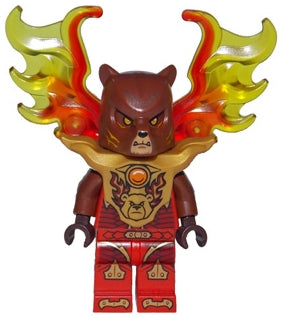 Preowned LEGO® Minifigure – LEGENDS OF CHIMA loc149 Bladvic Armor Breastplate Flame Wings