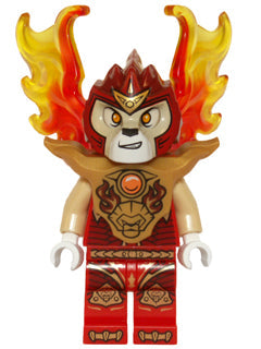 Preowned LEGO® Minifigure – LEGENDS OF CHIMA loc155 Laval Armor Breastplate Flame Wings