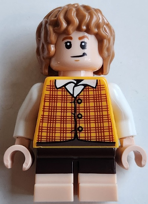 Preowned LEGO® Minifigure – The Hobbit and The Lord of the Rings lor148 (Meriadoc Brandybuck (Merry) - Bright Light Orange Ve
