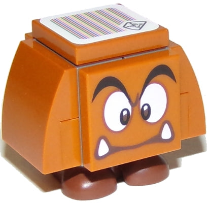 Preowned LEGO® Minifigure – Super Mario mar0023 Goomba Neutral Dark Bluish Gray Interior Pi