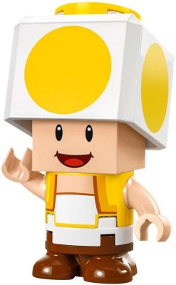 Preowned LEGO® Minifigure – Super Mario mar0181 Yellow Toad - Happy, Standing